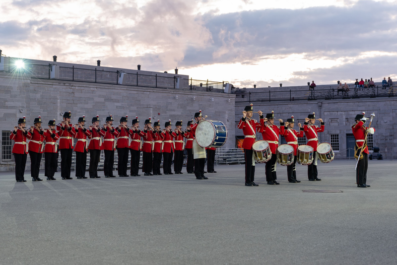 Illustration for article titled Selected Pictures from the Fort Henry Sunset Ceremony 2019 Finale